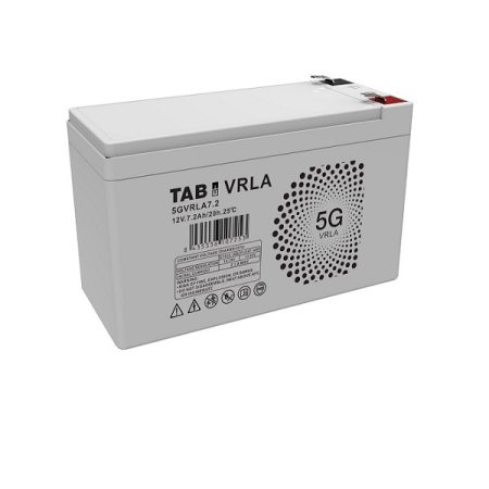Batería estacionaria TAB 5G series ups telecom 5GVRLA AGM 12v, 7.2ah