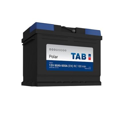 Batería de arranque TAB Polar 12v, 60ah – CCA 600ah, + derecha