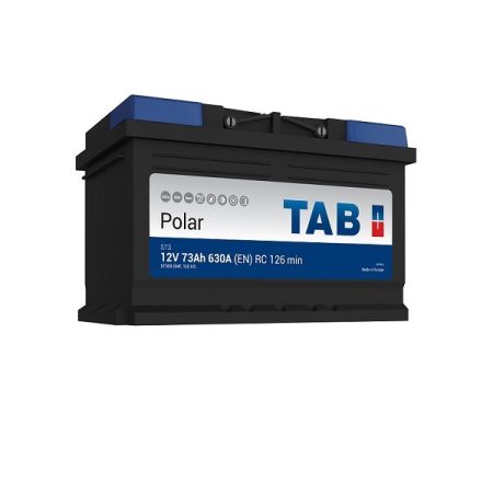 Batería de arranque TAB Polar 12v, 73ah – CCA 630ah, + derecha